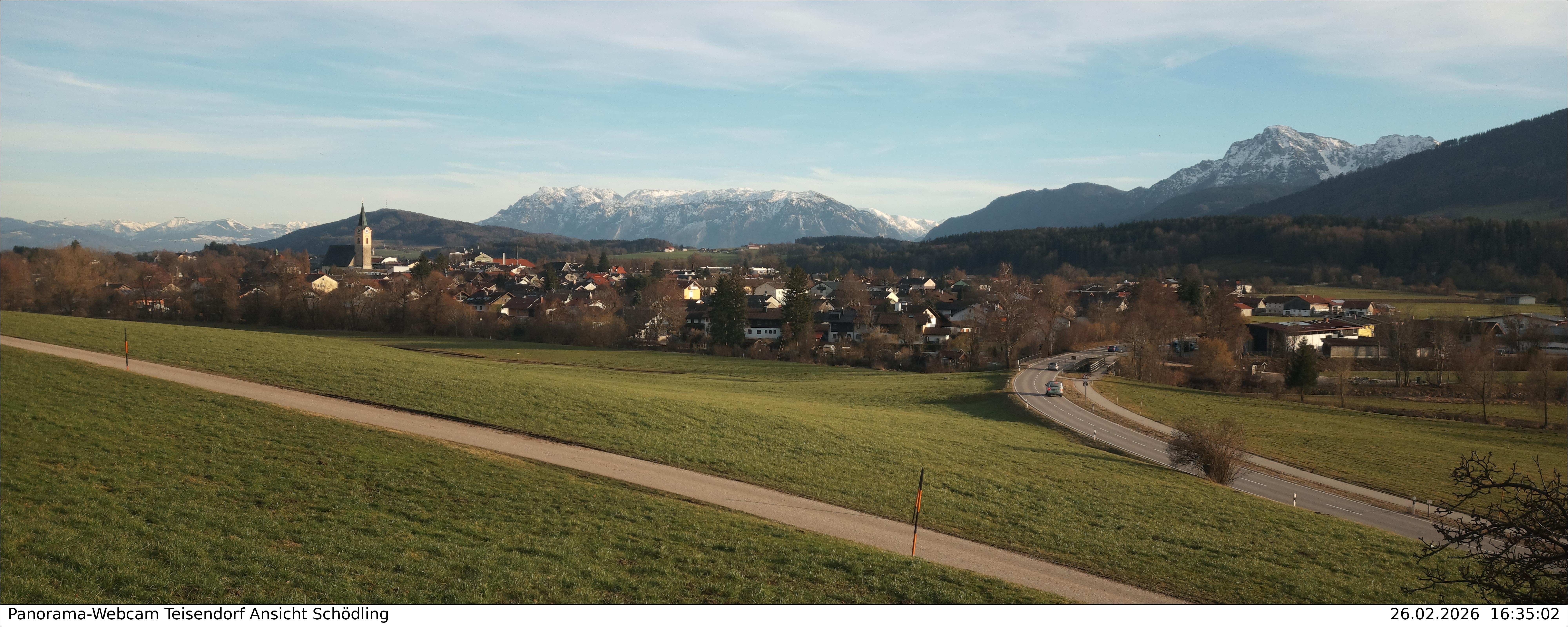 Archived image Webcam Teisendorf in the Berchtesgadener Land