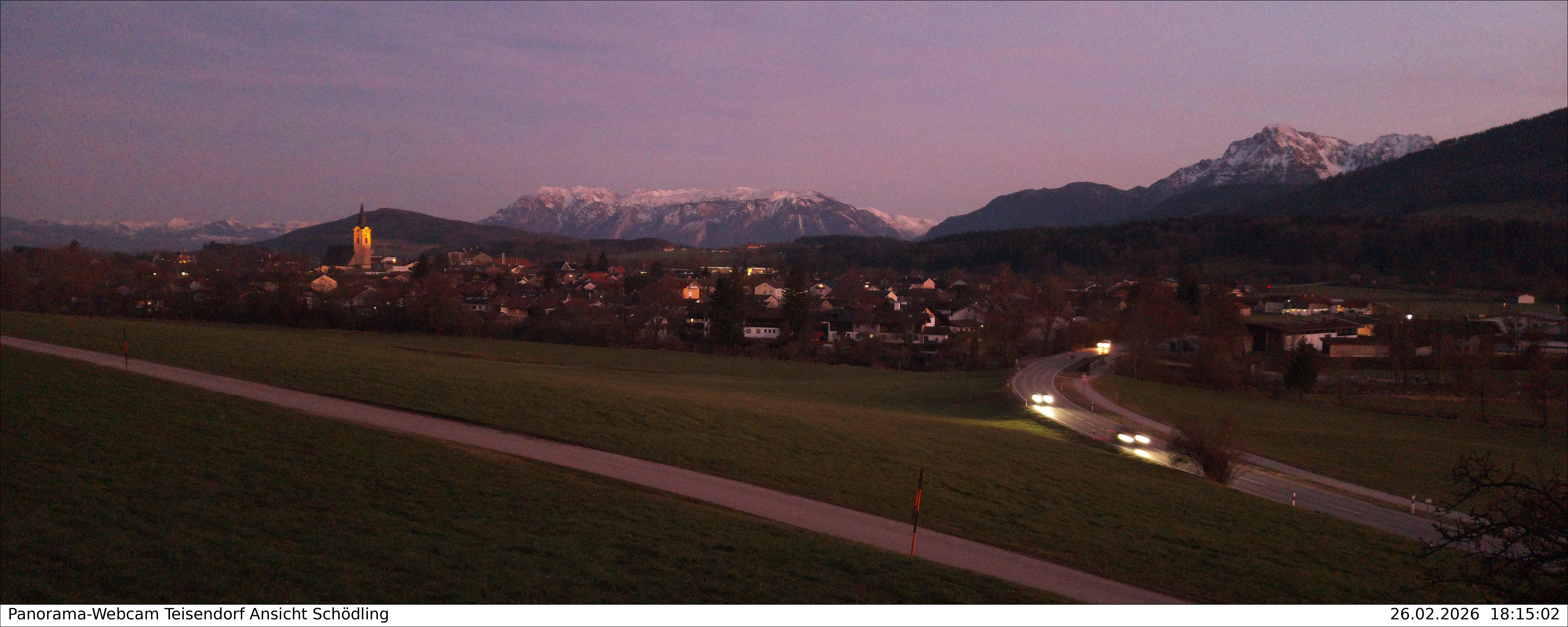 Archived image Webcam Teisendorf in the Berchtesgadener Land