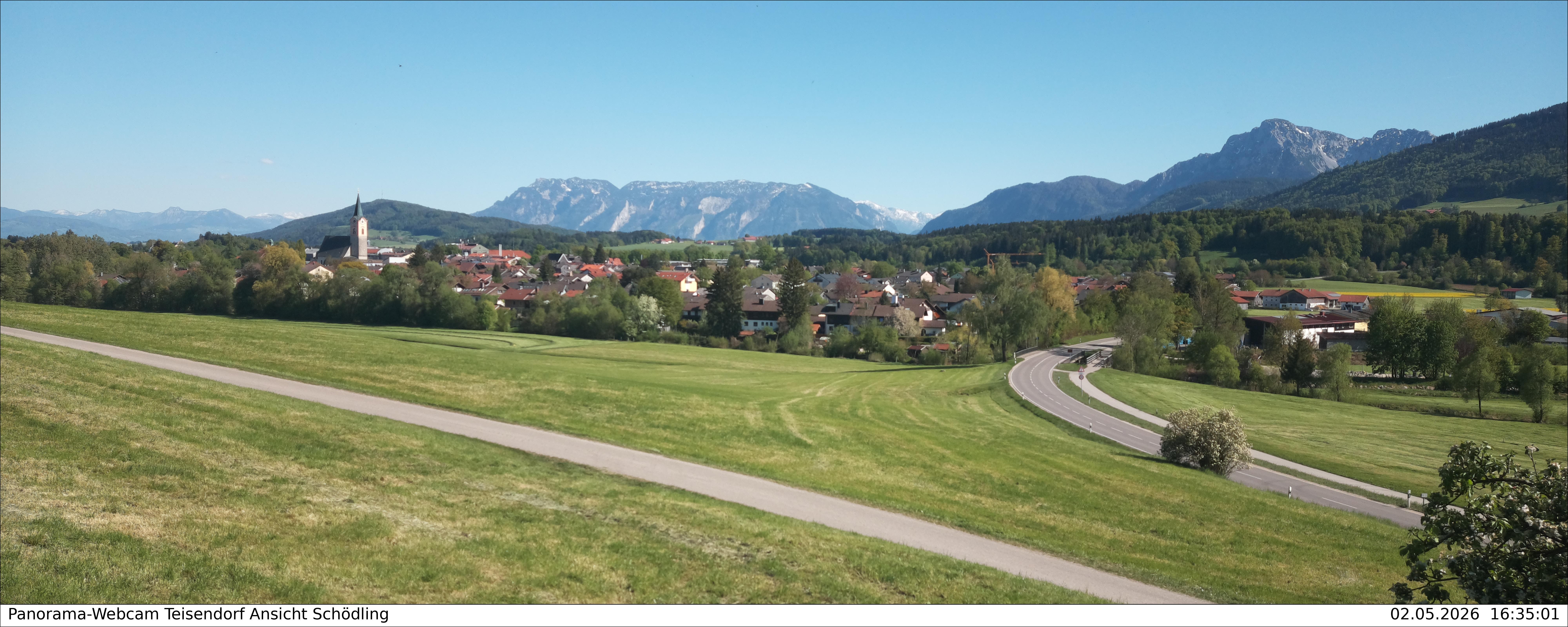 Archived image Webcam Teisendorf in the Berchtesgadener Land