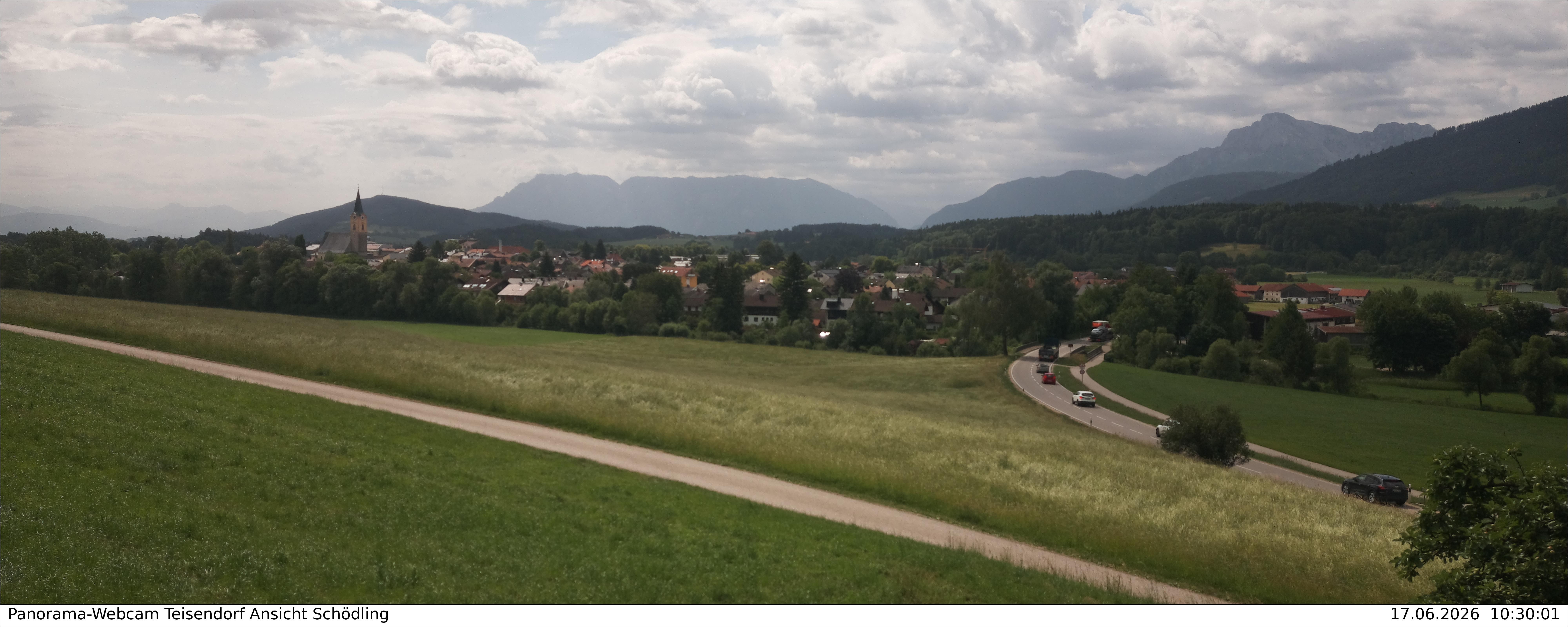 Archived image Webcam Teisendorf in the Berchtesgadener Land
