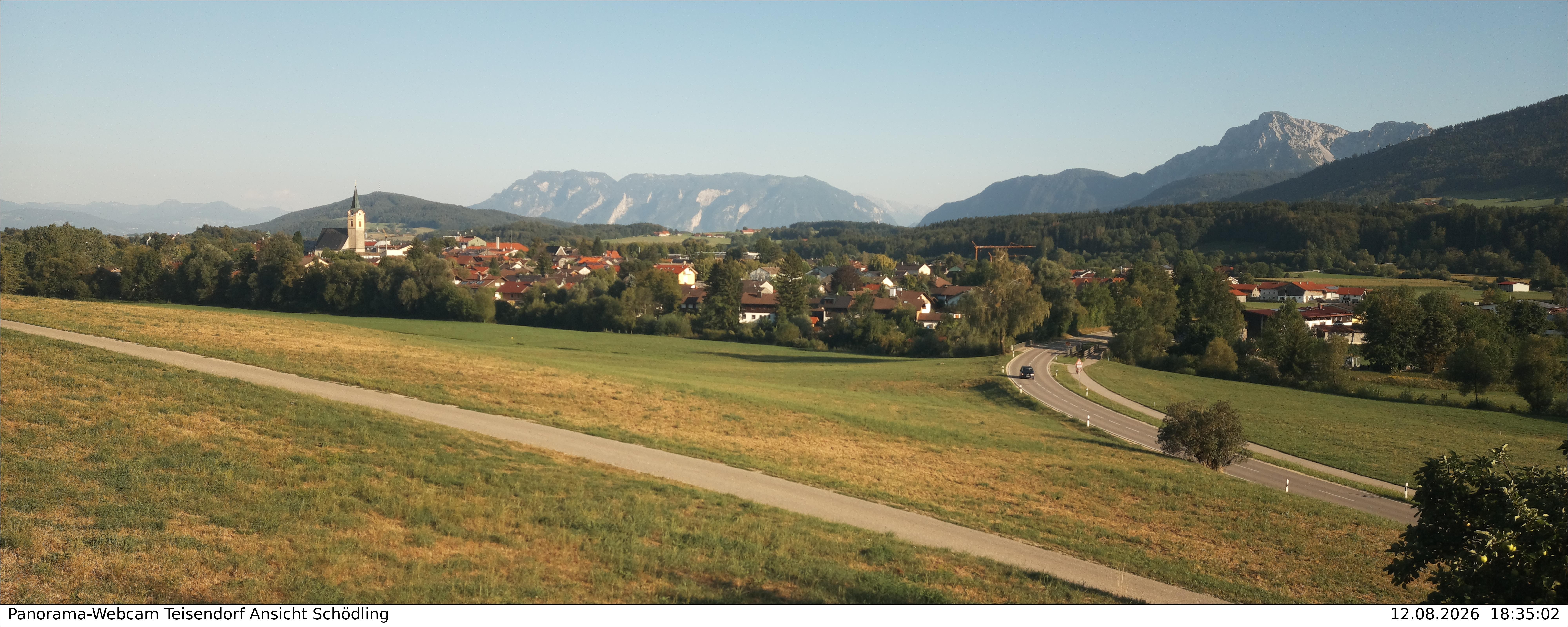 Archived image Webcam Teisendorf in the Berchtesgadener Land