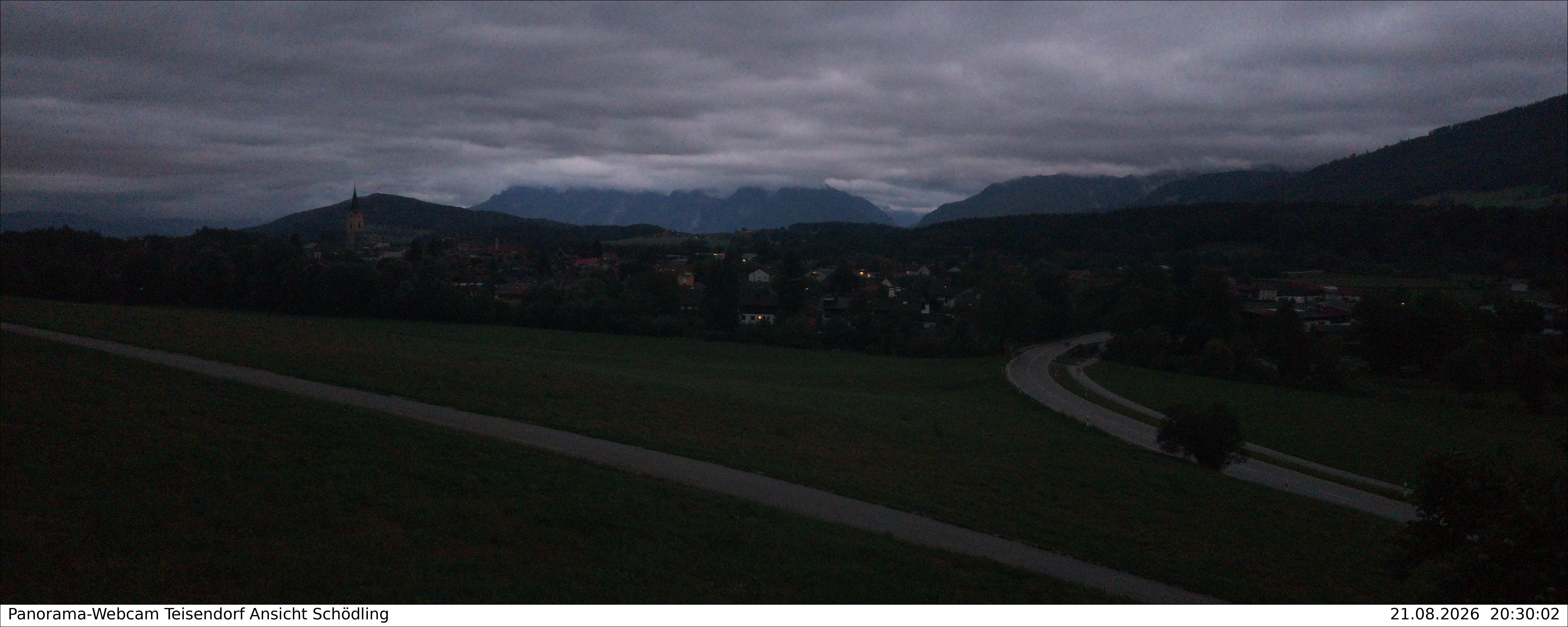 Archiv Foto Webcam Blick auf Teisendorf