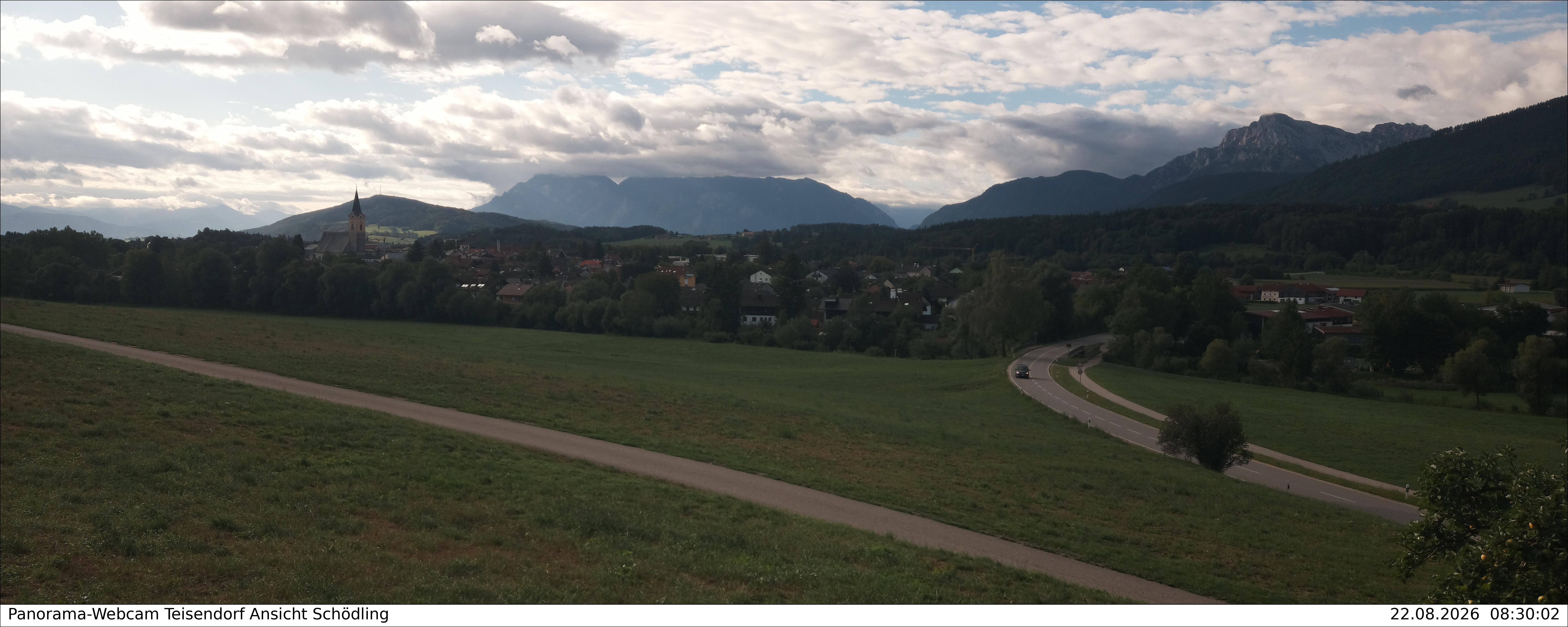 Archiv Foto Webcam Blick auf Teisendorf