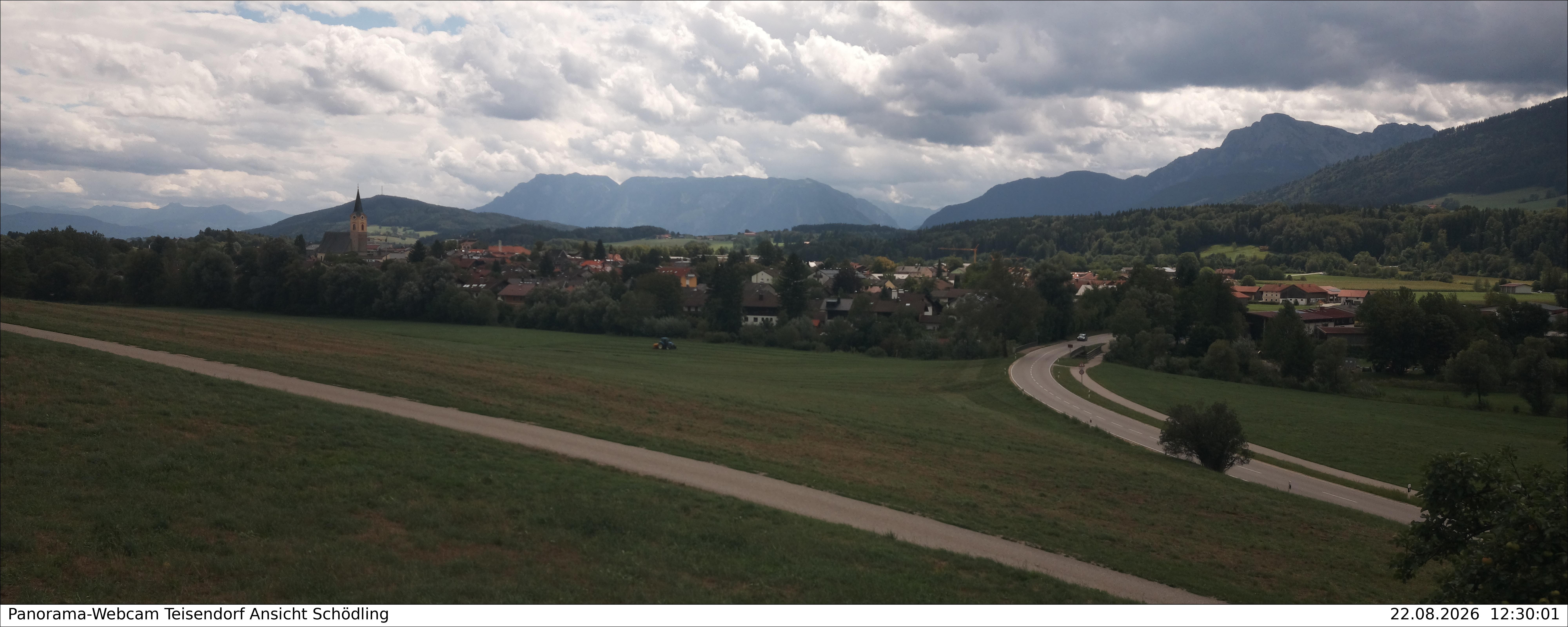Archiv Foto Webcam Blick auf Teisendorf