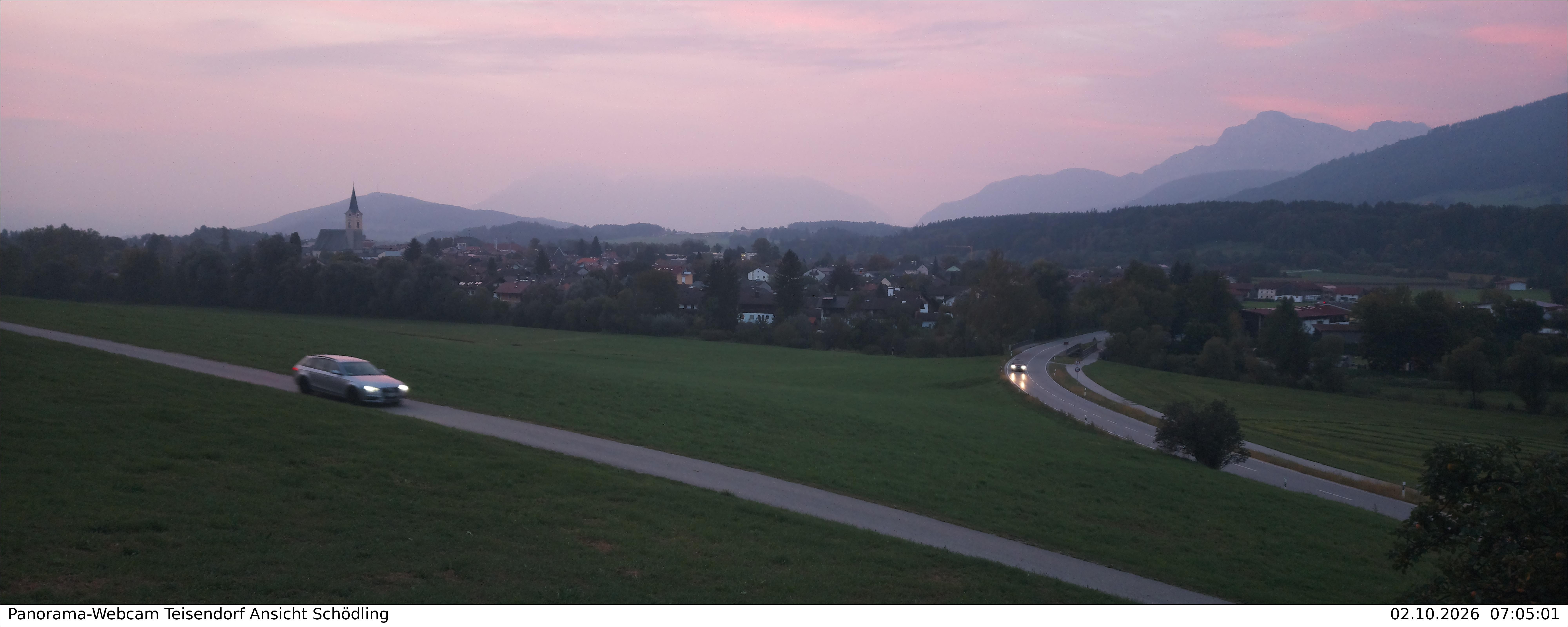 Archived image Webcam Teisendorf in the Berchtesgadener Land