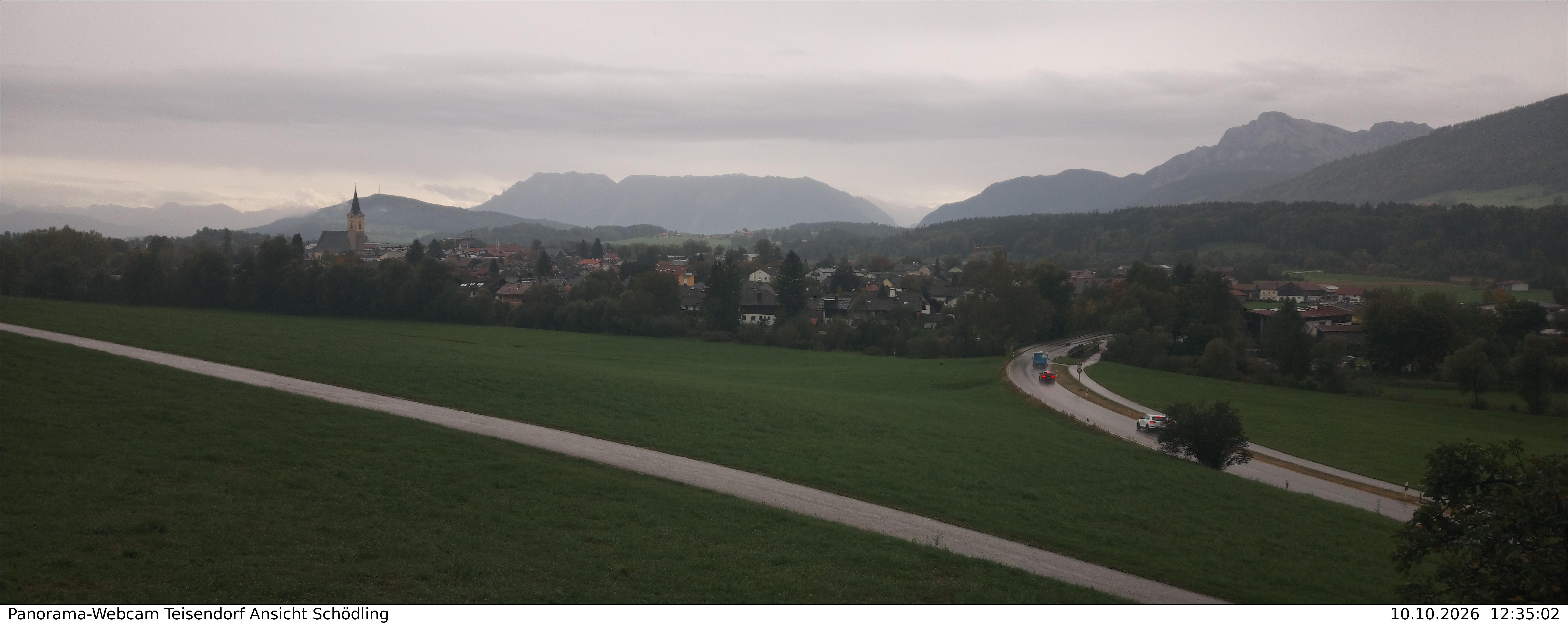 Archived image Webcam Teisendorf in the Berchtesgadener Land