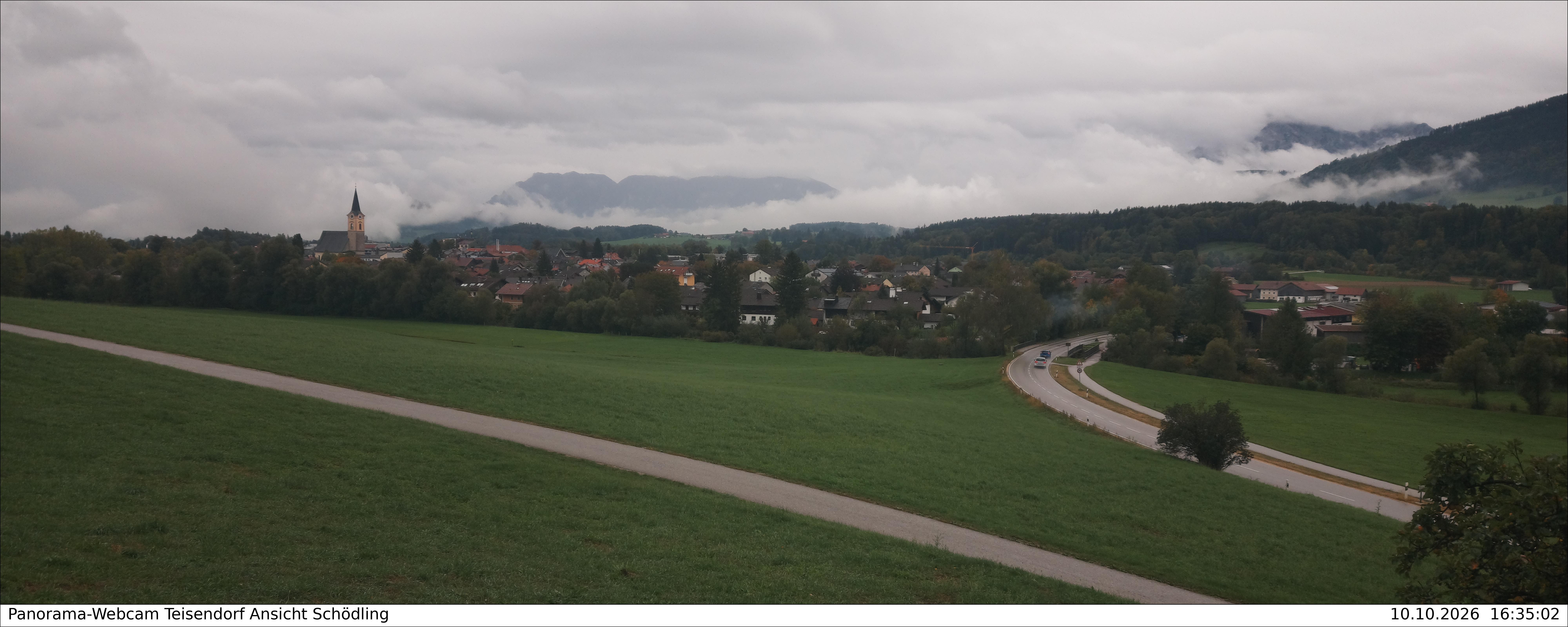 Archived image Webcam Teisendorf in the Berchtesgadener Land