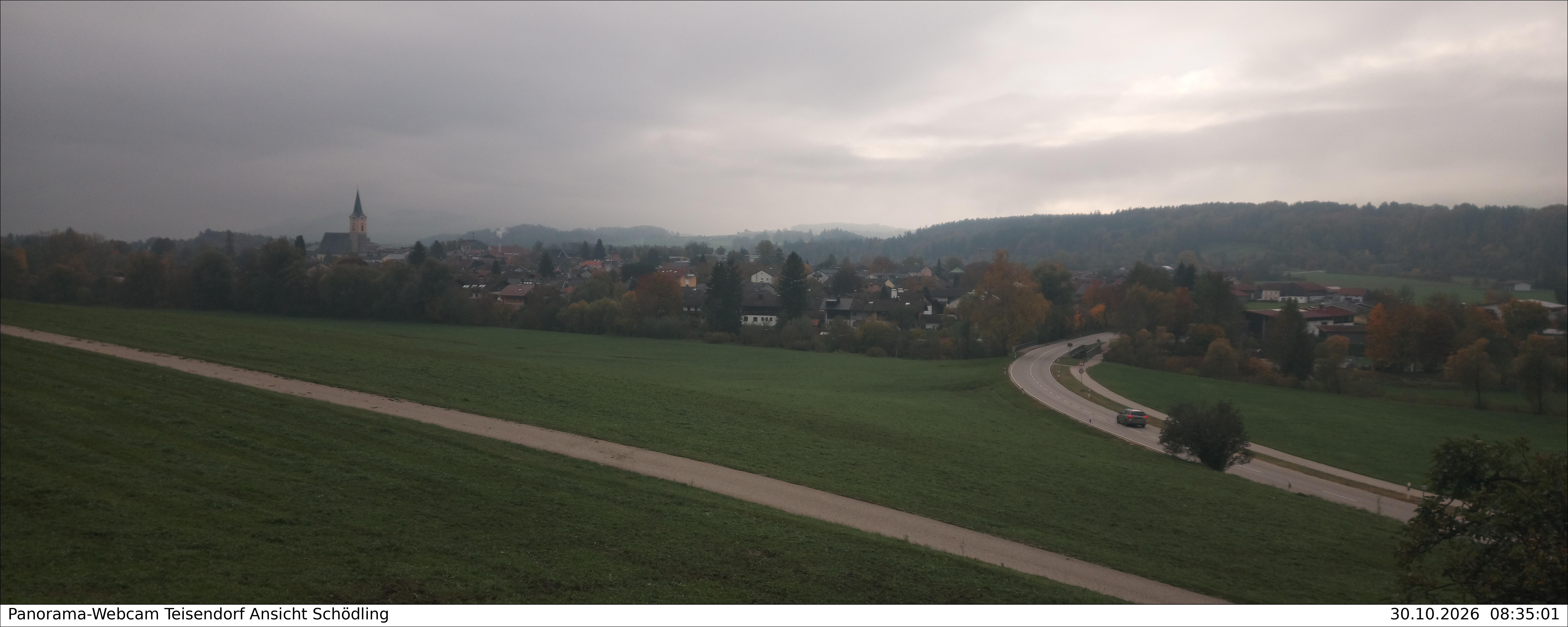 Archiv Foto Webcam Blick auf Teisendorf