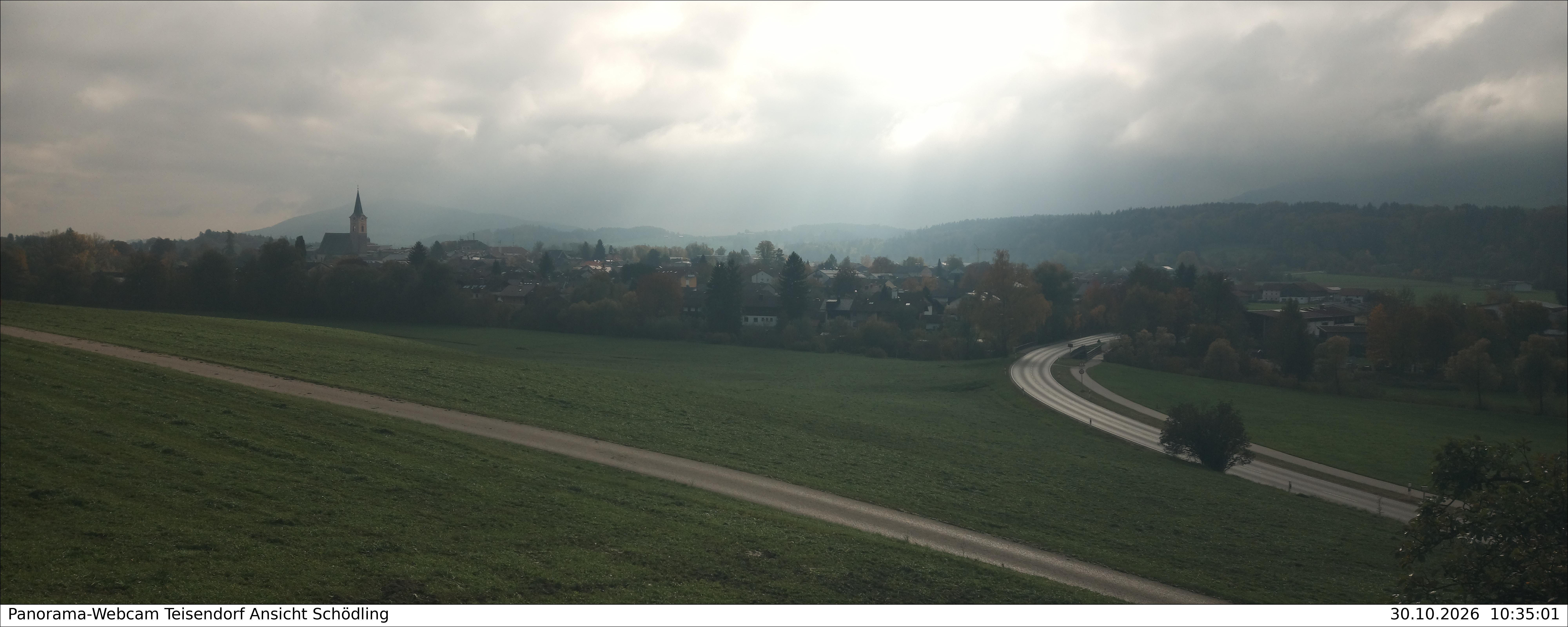 Archiv Foto Webcam Blick auf Teisendorf