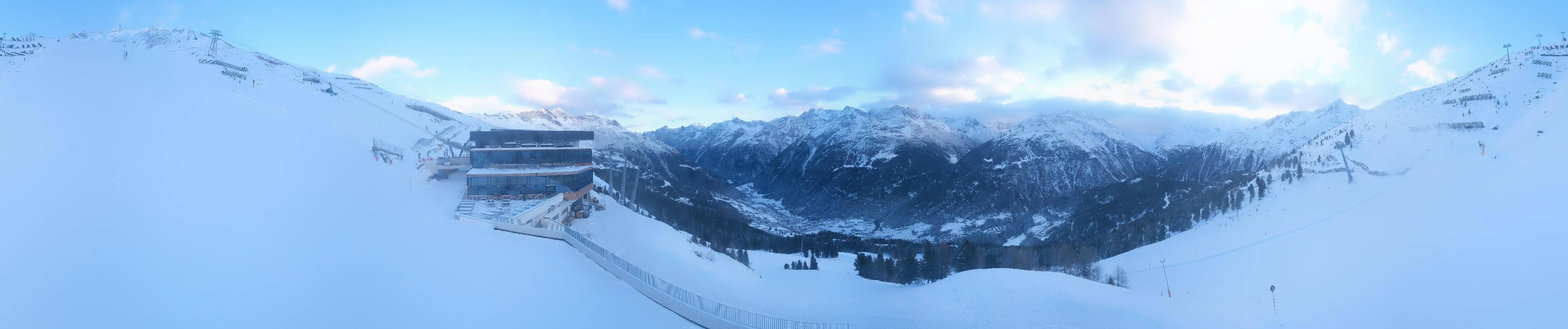 Archiv Foto Webcam Mittelstation Gaislachkogel