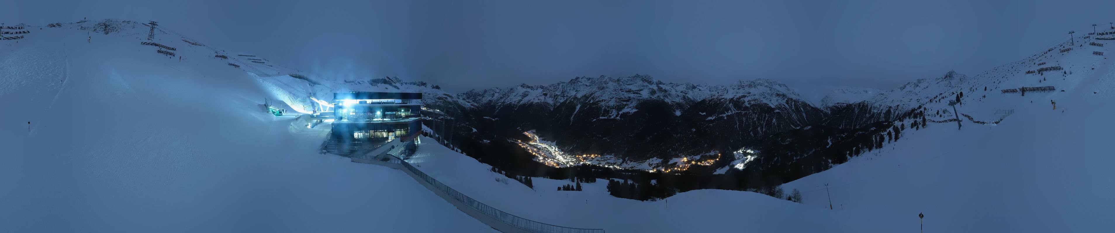 Archiv Foto Webcam Mittelstation Gaislachkogel