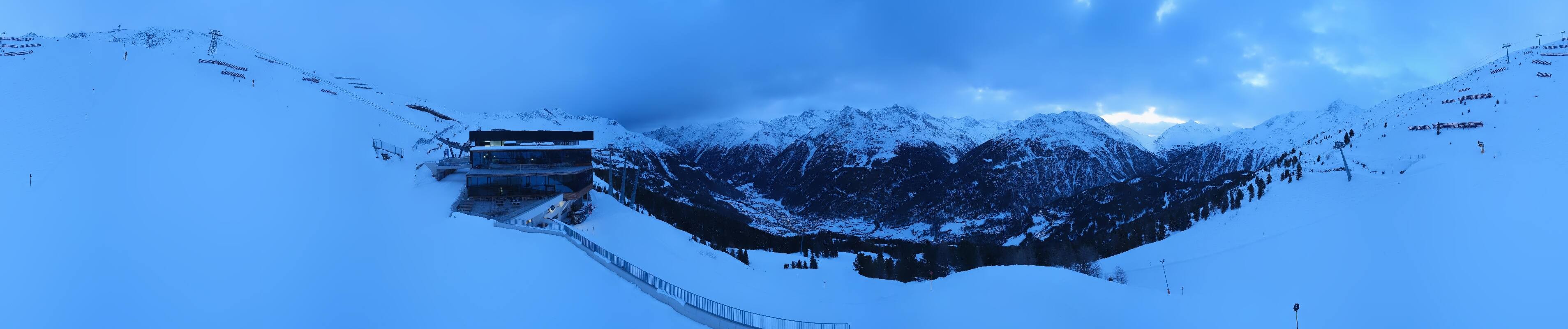 Archiv Foto Webcam Mittelstation Gaislachkogel