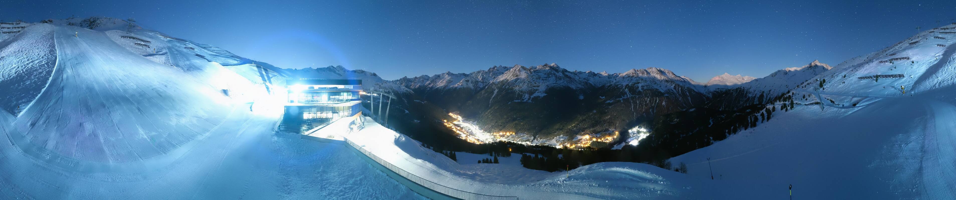 Archiv Foto Webcam Mittelstation Gaislachkogel