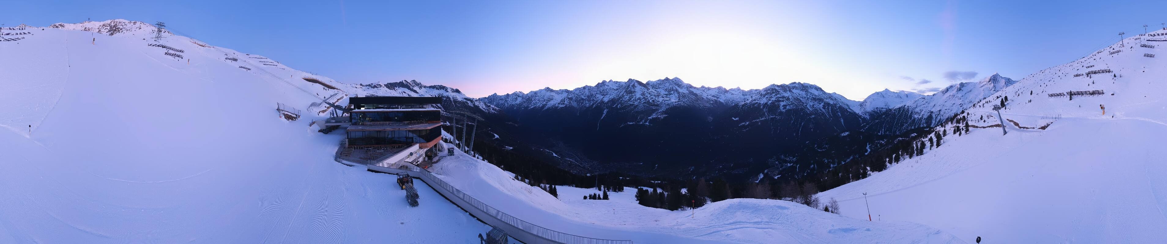 Archiv Foto Webcam Mittelstation Gaislachkogel