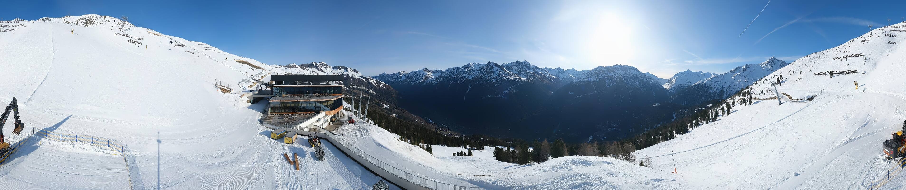 Archiv Foto Webcam Mittelstation Gaislachkogel