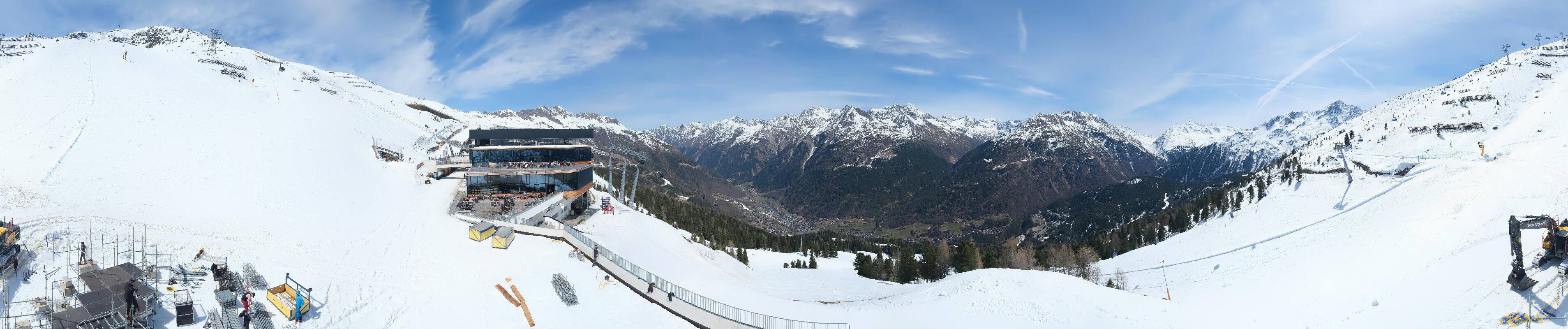 Archiv Foto Webcam Mittelstation Gaislachkogel