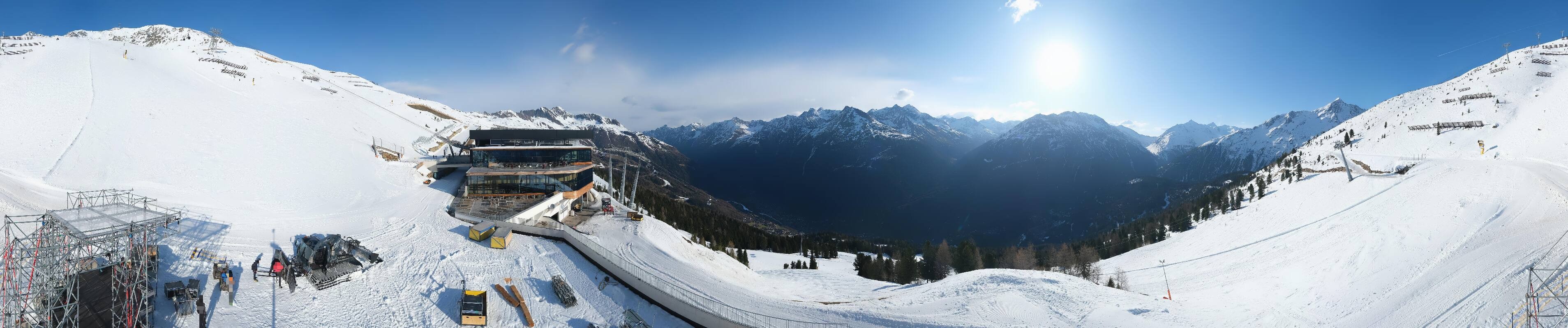 Archiv Foto Webcam Mittelstation Gaislachkogel