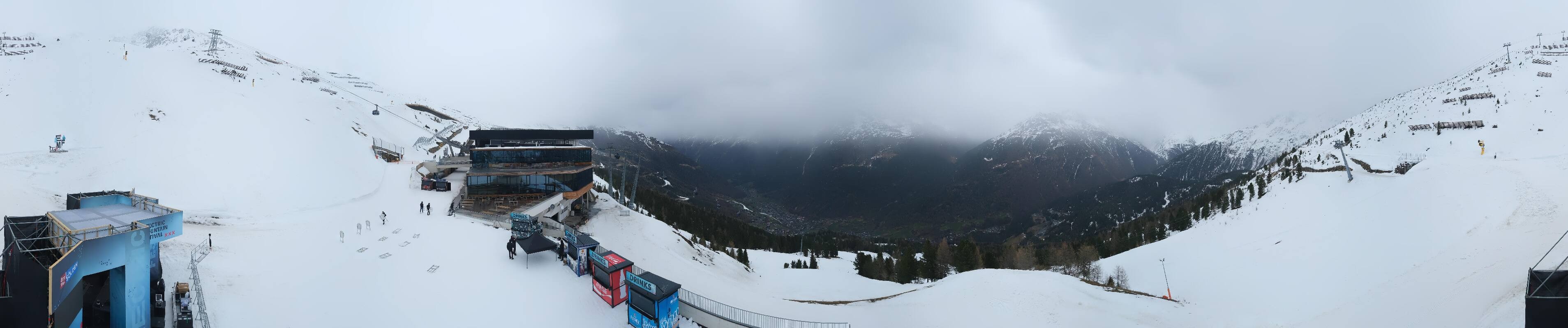 Archiv Foto Webcam Mittelstation Gaislachkogel