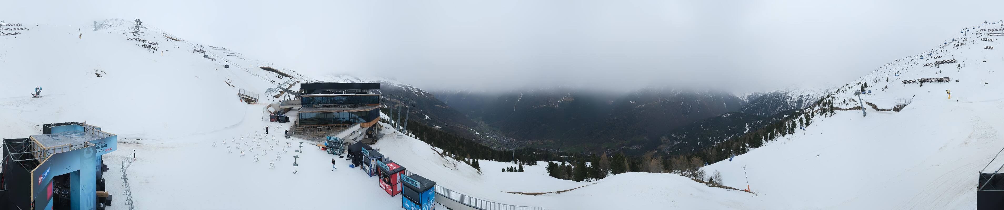 Archiv Foto Webcam Mittelstation Gaislachkogel