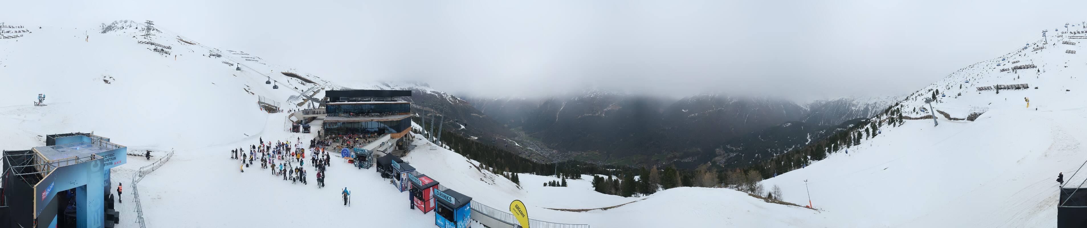 Archiv Foto Webcam Mittelstation Gaislachkogel