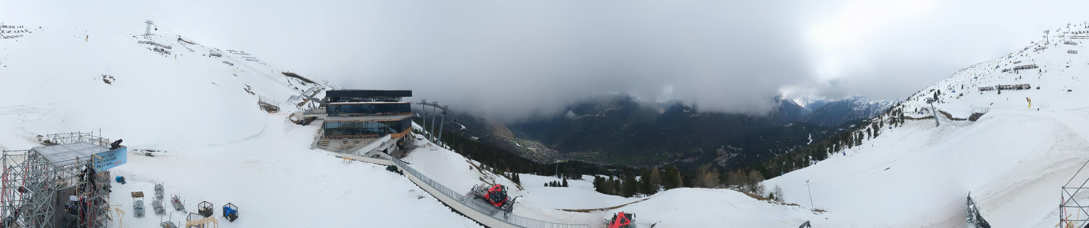 Archiv Foto Webcam Mittelstation Gaislachkogel