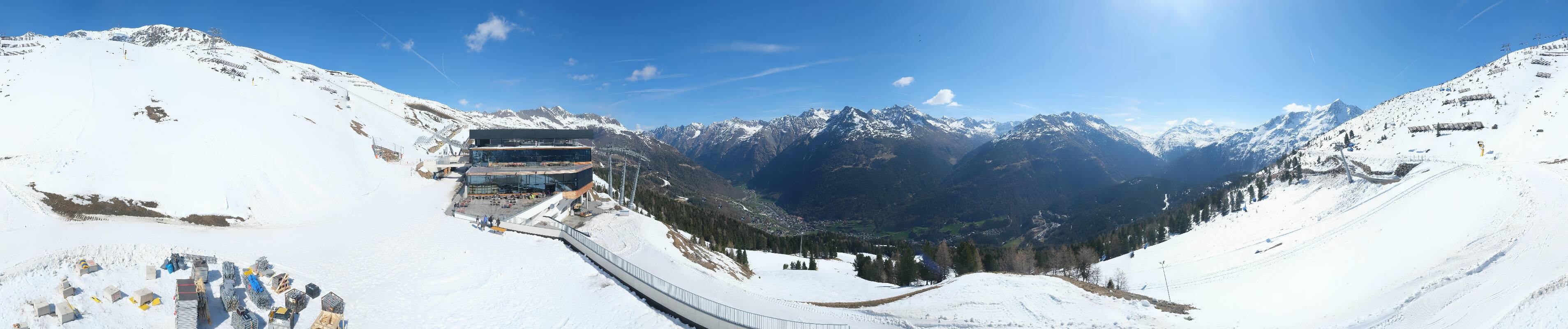 Archiv Foto Webcam Mittelstation Gaislachkogel