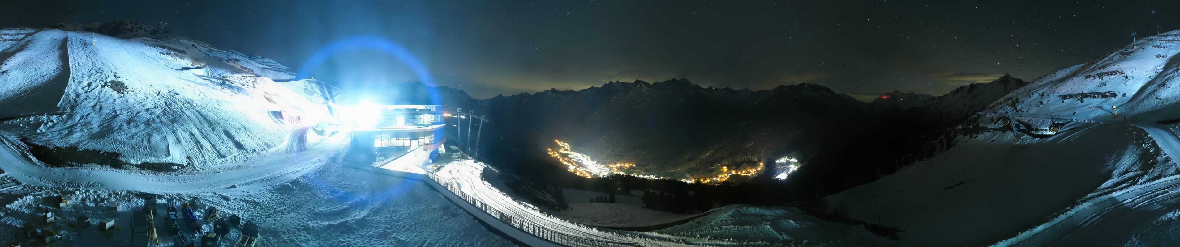 Archiv Foto Webcam Mittelstation Gaislachkogel