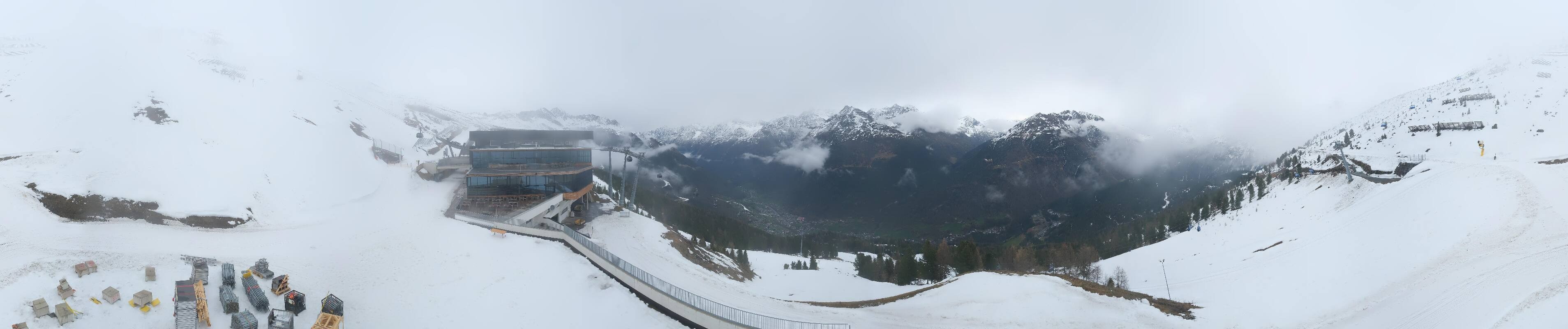 Archiv Foto Webcam Mittelstation Gaislachkogel