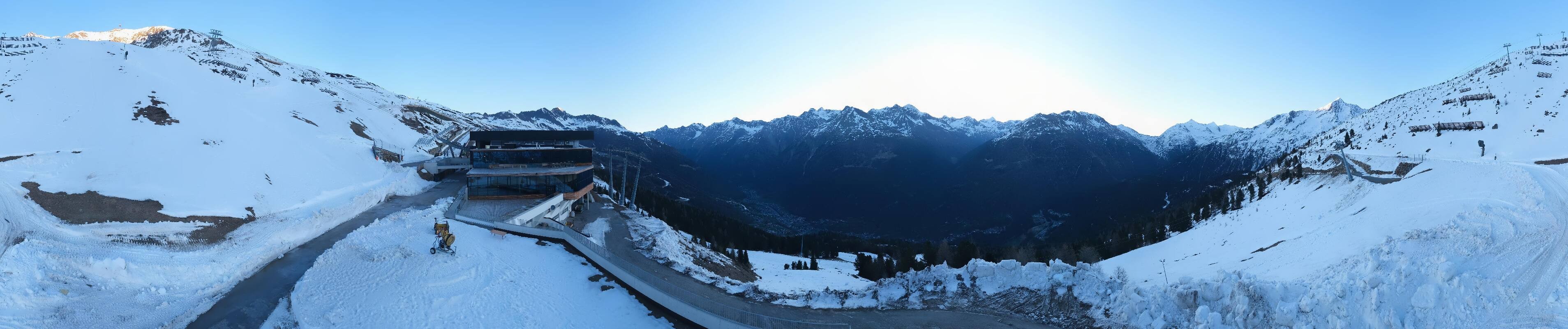 Archiv Foto Webcam Mittelstation Gaislachkogel