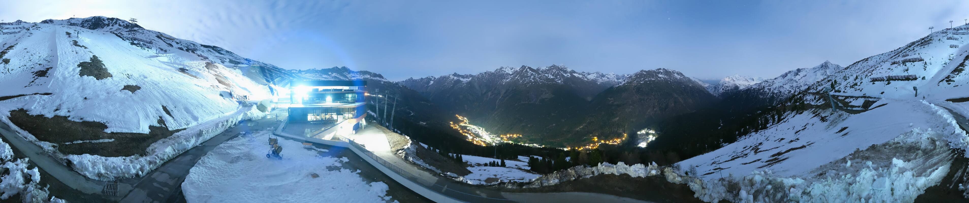 Archiv Foto Webcam Mittelstation Gaislachkogel