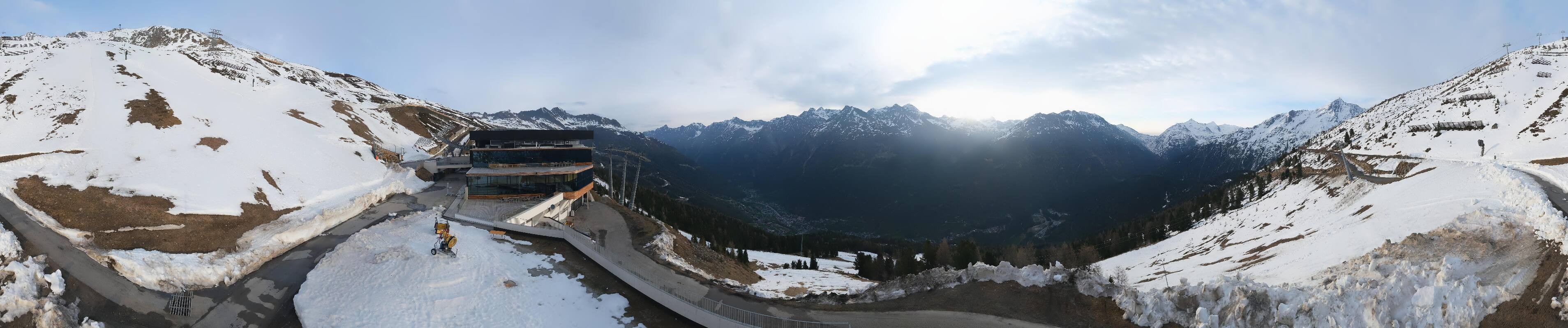 Archiv Foto Webcam Mittelstation Gaislachkogel