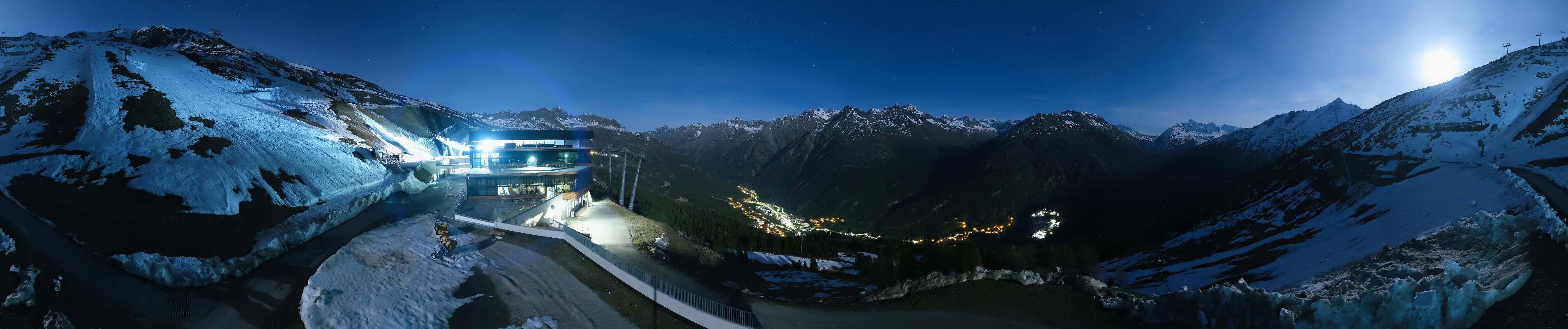 Archiv Foto Webcam Mittelstation Gaislachkogel