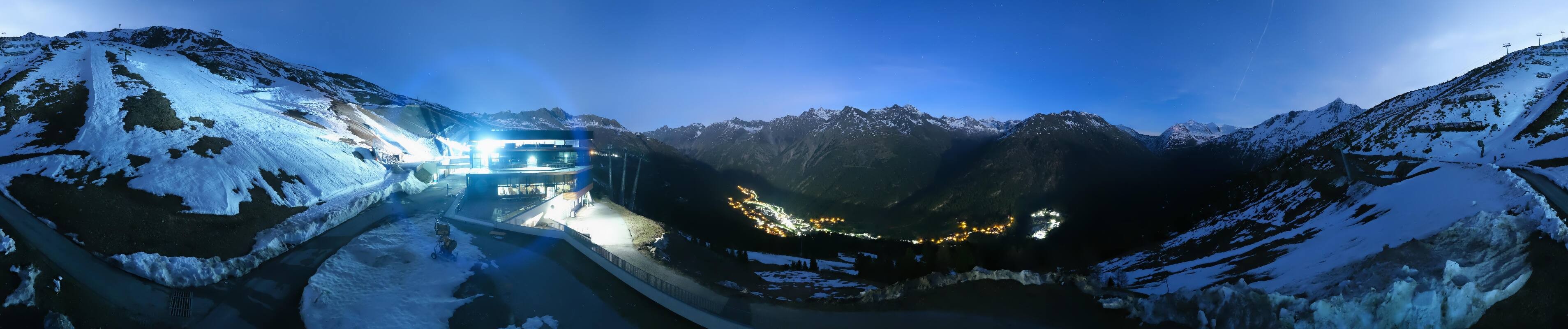 Archiv Foto Webcam Mittelstation Gaislachkogel