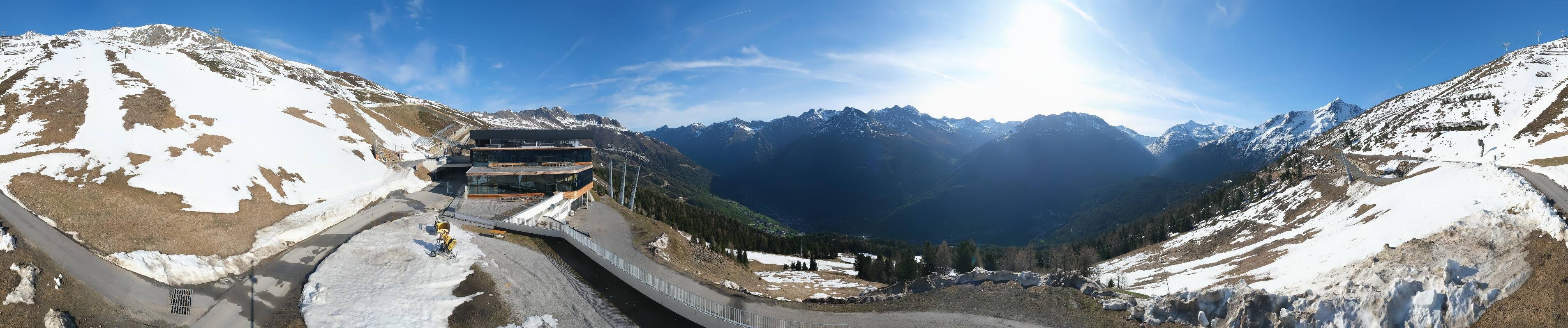 Archiv Foto Webcam Mittelstation Gaislachkogel