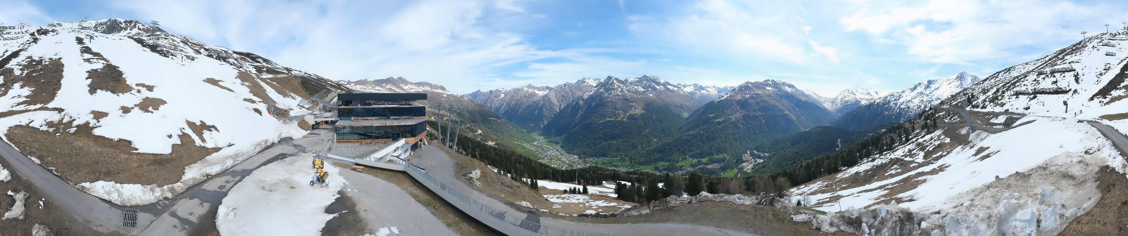 Archiv Foto Webcam Mittelstation Gaislachkogel