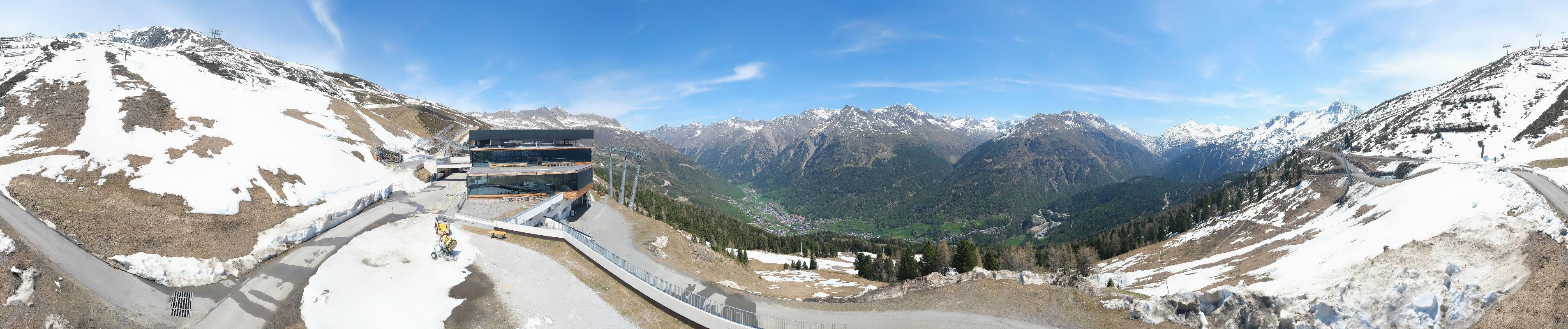Archiv Foto Webcam Mittelstation Gaislachkogel