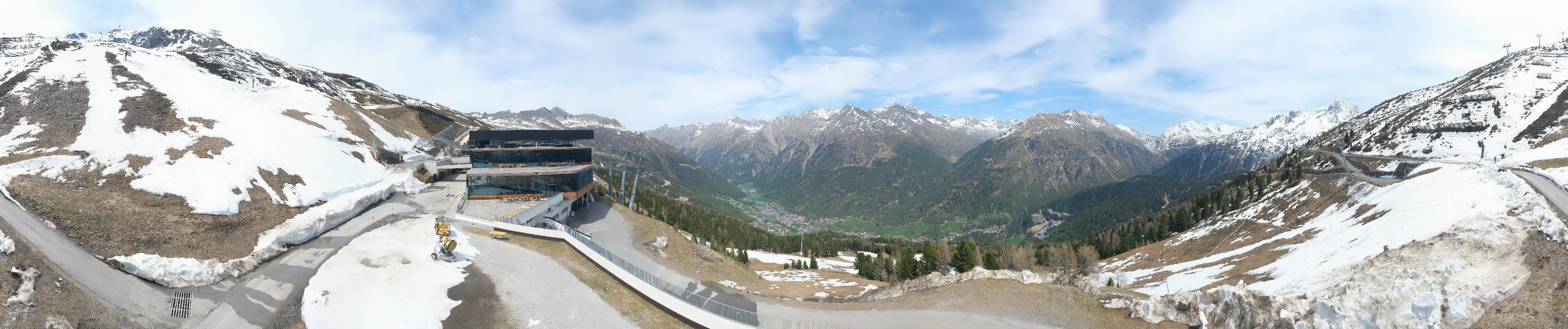 Archiv Foto Webcam Mittelstation Gaislachkogel