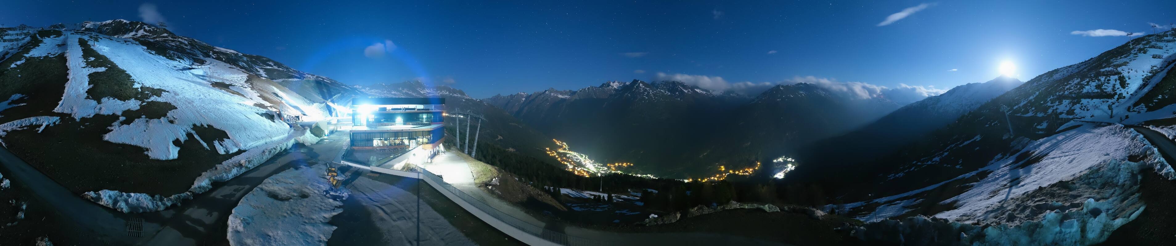 Archiv Foto Webcam Mittelstation Gaislachkogel