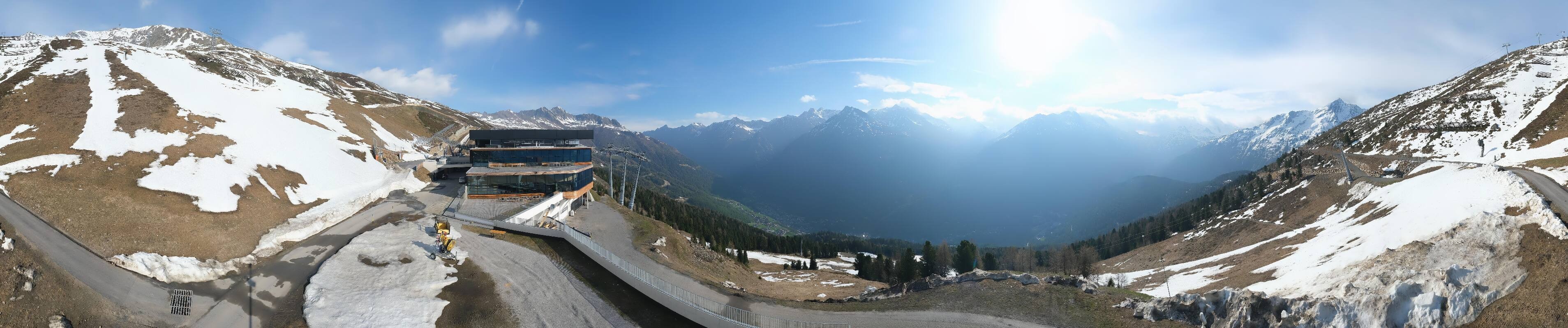 Archiv Foto Webcam Mittelstation Gaislachkogel