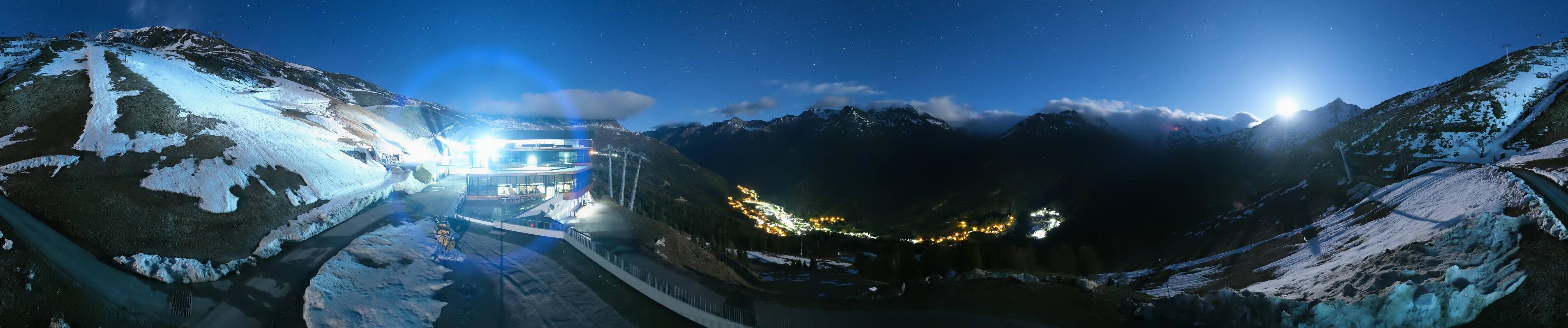 Archiv Foto Webcam Mittelstation Gaislachkogel