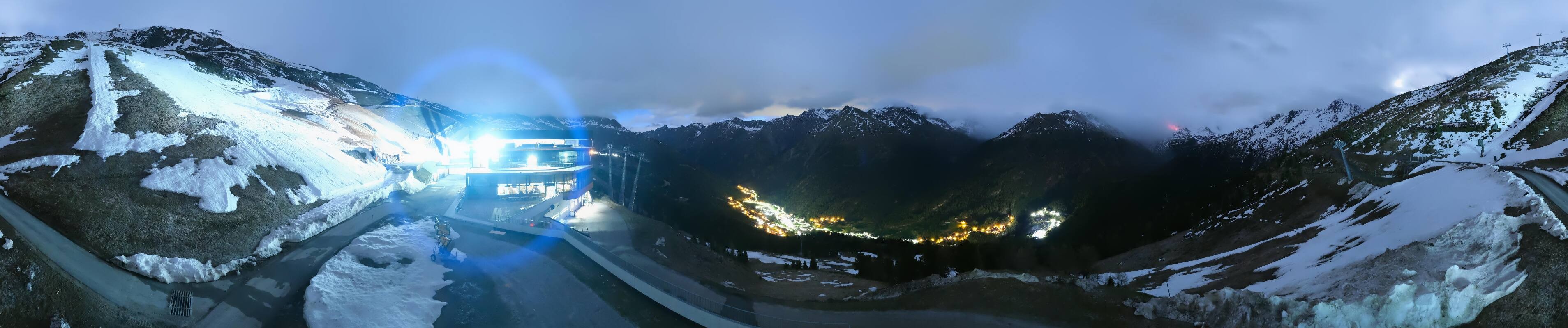 Archiv Foto Webcam Mittelstation Gaislachkogel