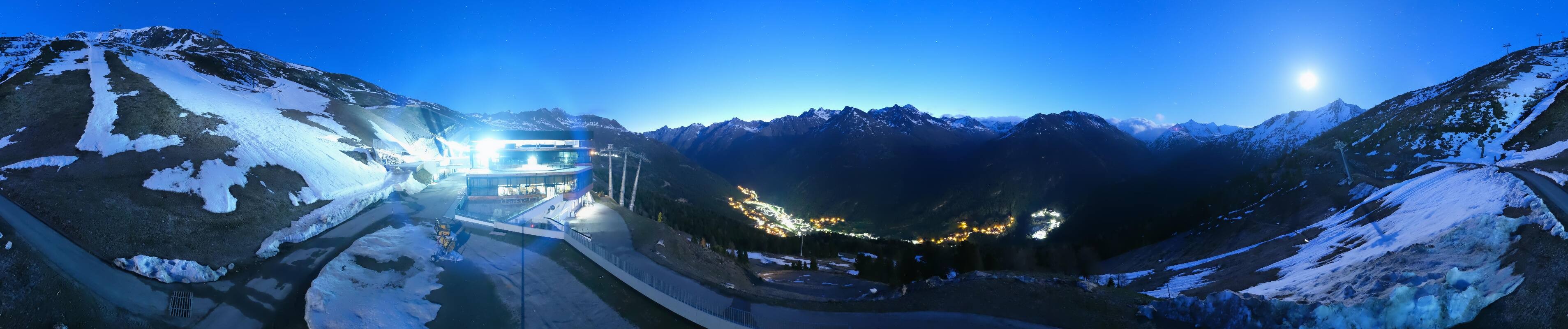 Archiv Foto Webcam Mittelstation Gaislachkogel
