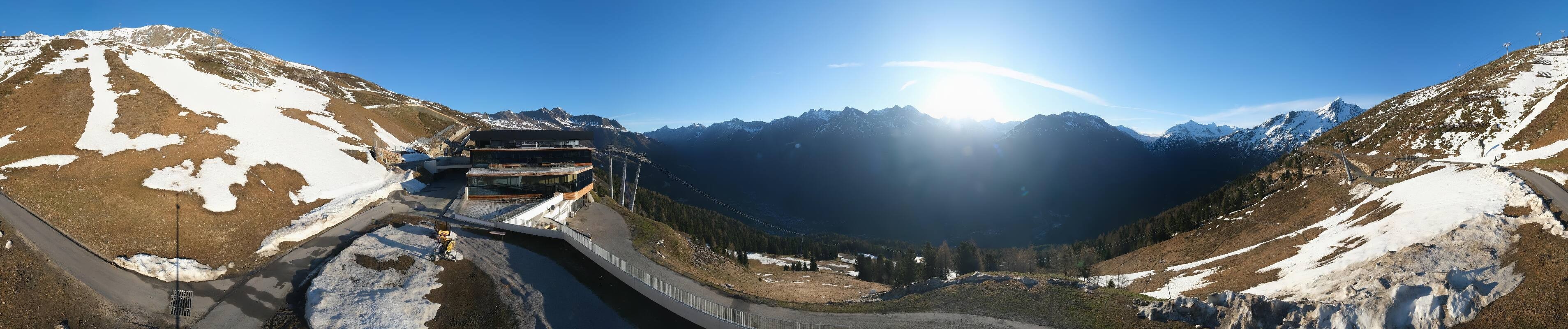 Archiv Foto Webcam Mittelstation Gaislachkogel