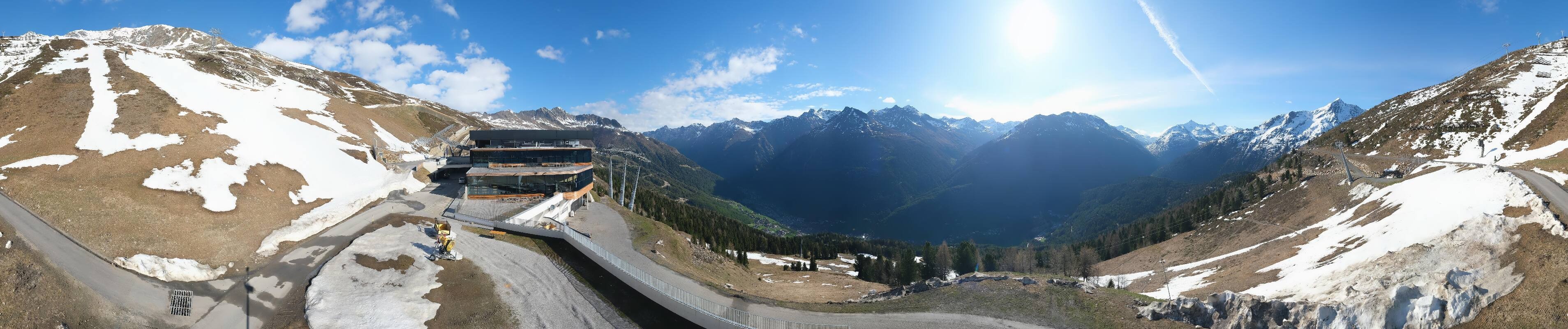 Archiv Foto Webcam Mittelstation Gaislachkogel