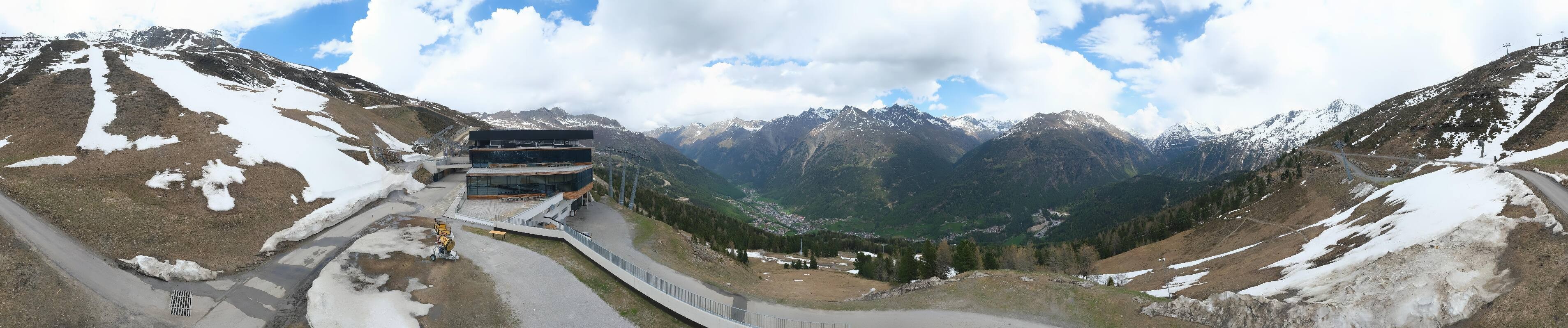 Archiv Foto Webcam Mittelstation Gaislachkogel