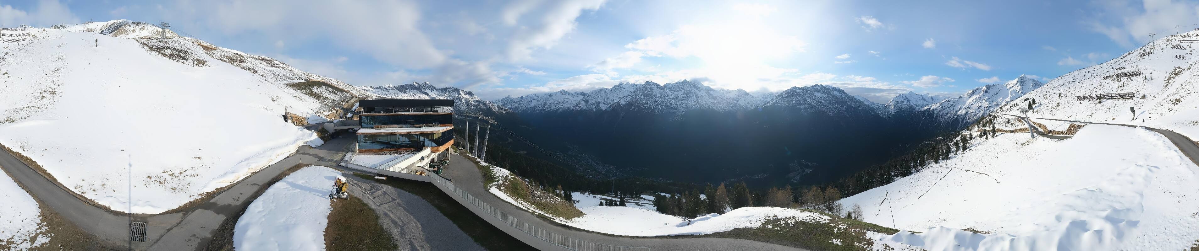 Archiv Foto Webcam Mittelstation Gaislachkogel