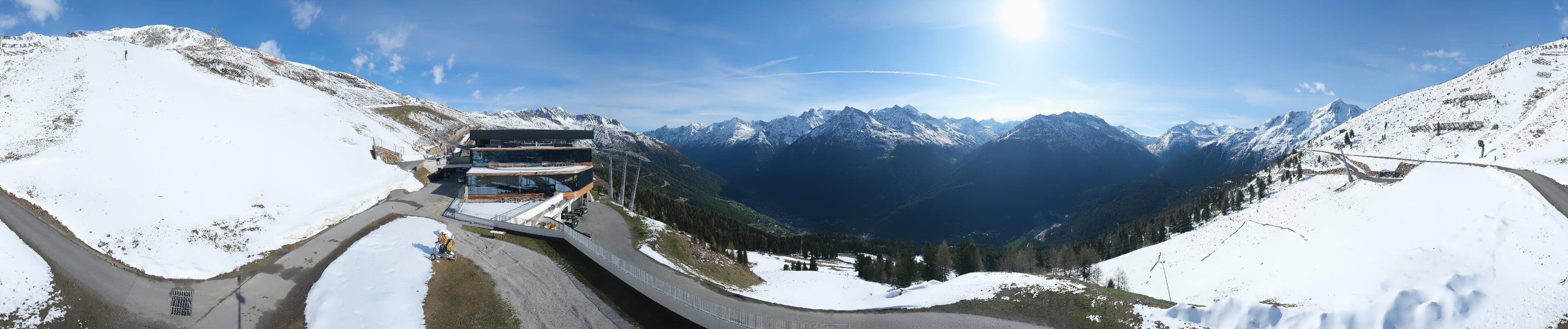 Archiv Foto Webcam Mittelstation Gaislachkogel
