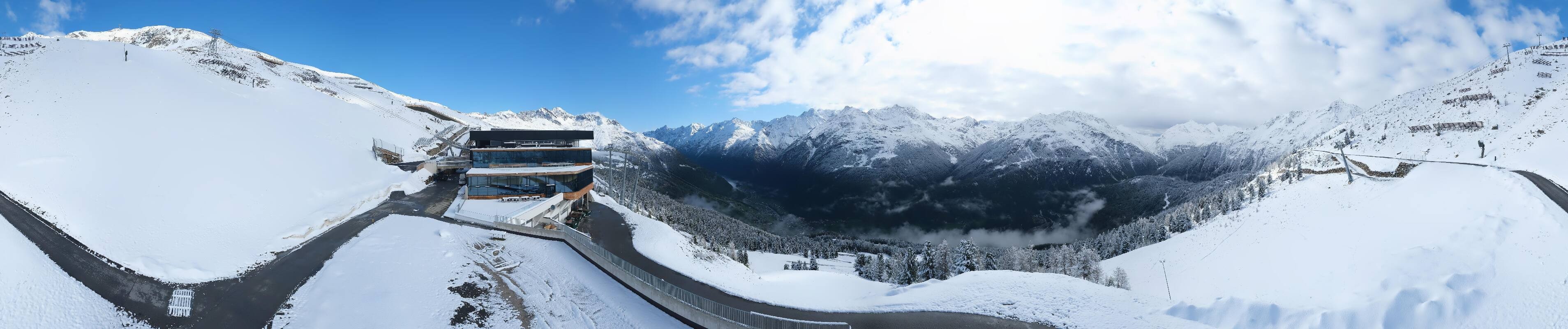 Archiv Foto Webcam Mittelstation Gaislachkogel