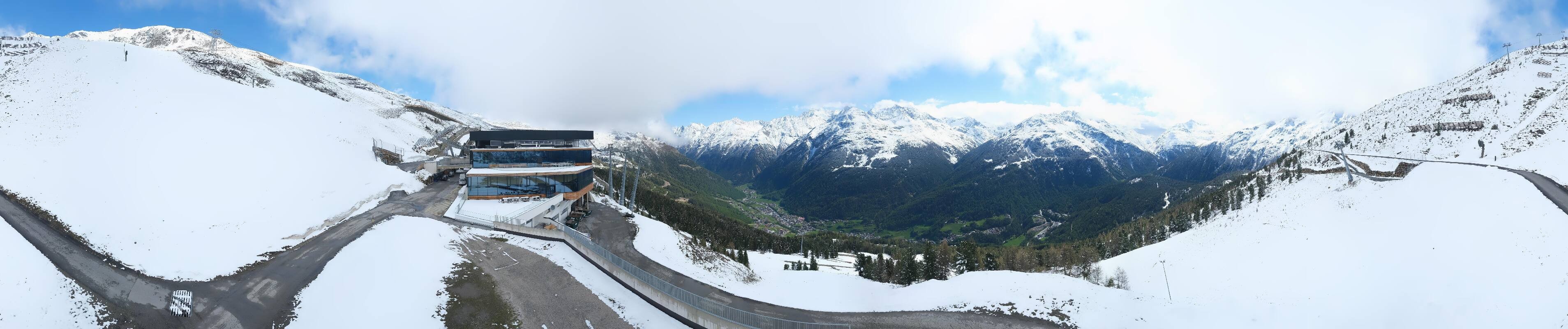 Archiv Foto Webcam Mittelstation Gaislachkogel