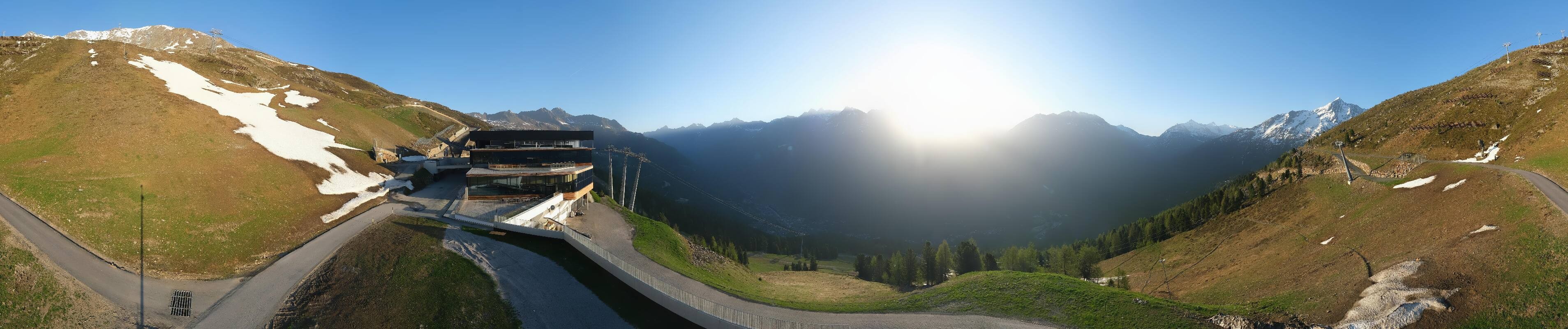 Archiv Foto Webcam Mittelstation Gaislachkogel
